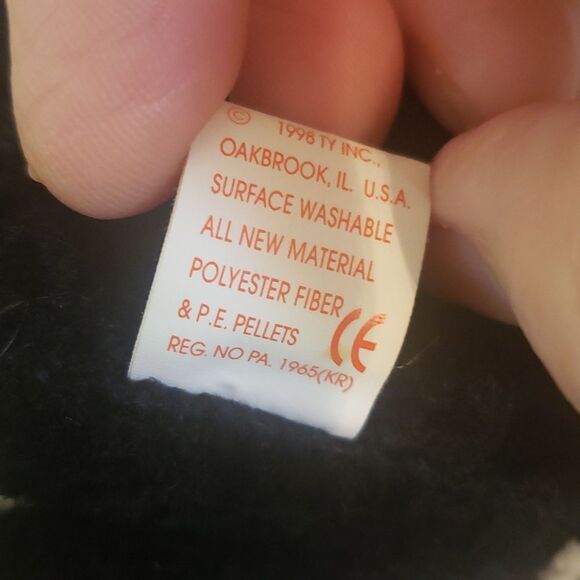 Vintage 1998 Ty Beanie Baby GIGI the Black Poodle - Picture 9 of 9